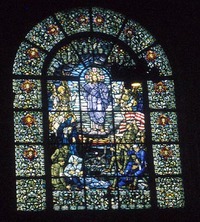 Christ and the Battlefield Window 